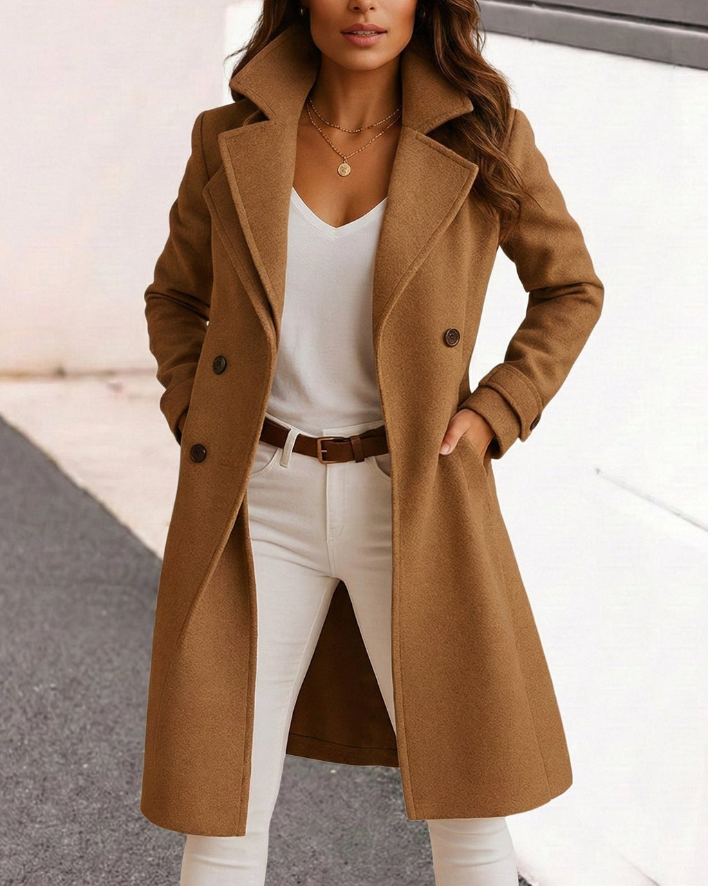 ISABEL™ | ABRIGO CLÁSICO DE LANA