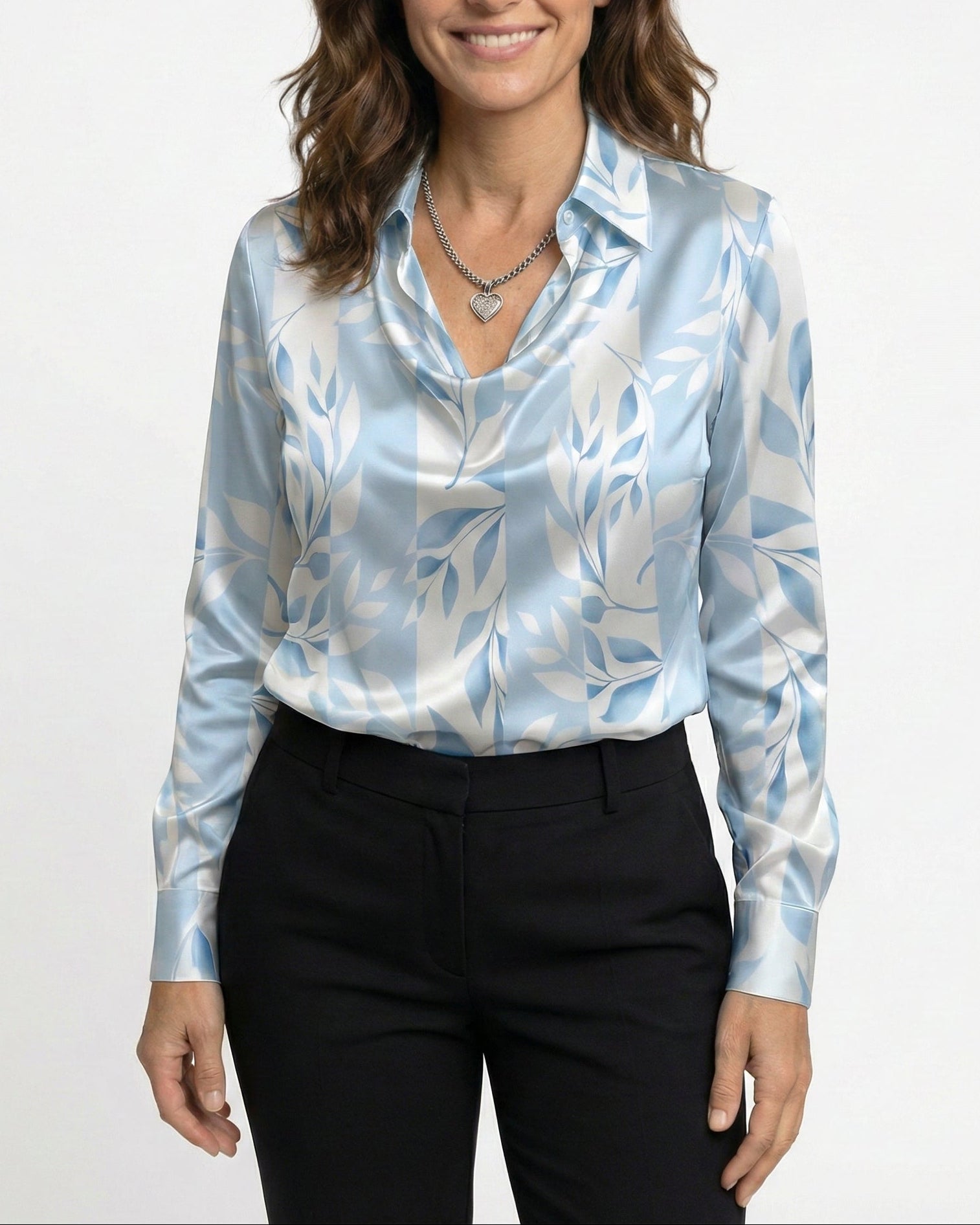 FIONA™ | BLUSA ELEGANTE DE SATÉN PREMIUM