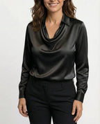 FIONA™ | BLUSA ELEGANTE DE SATÉN PREMIUM