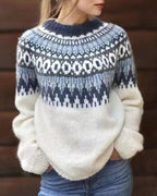 JANET™ | SUÉTER VINTAGE DE PUNTO ISLANDÉS