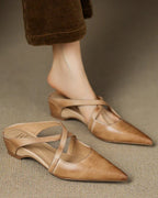 ALMA™ | ZAPATOS DE TACÓN CUERO AUTÉNTICO