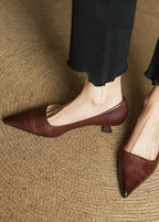 VALERIA™ | TACONES DE CUERO AUTÉNTICO