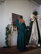 IRIS™ | CONJUNTO ELEGANTE TOP DRAPEADO Y FALDA LARGA