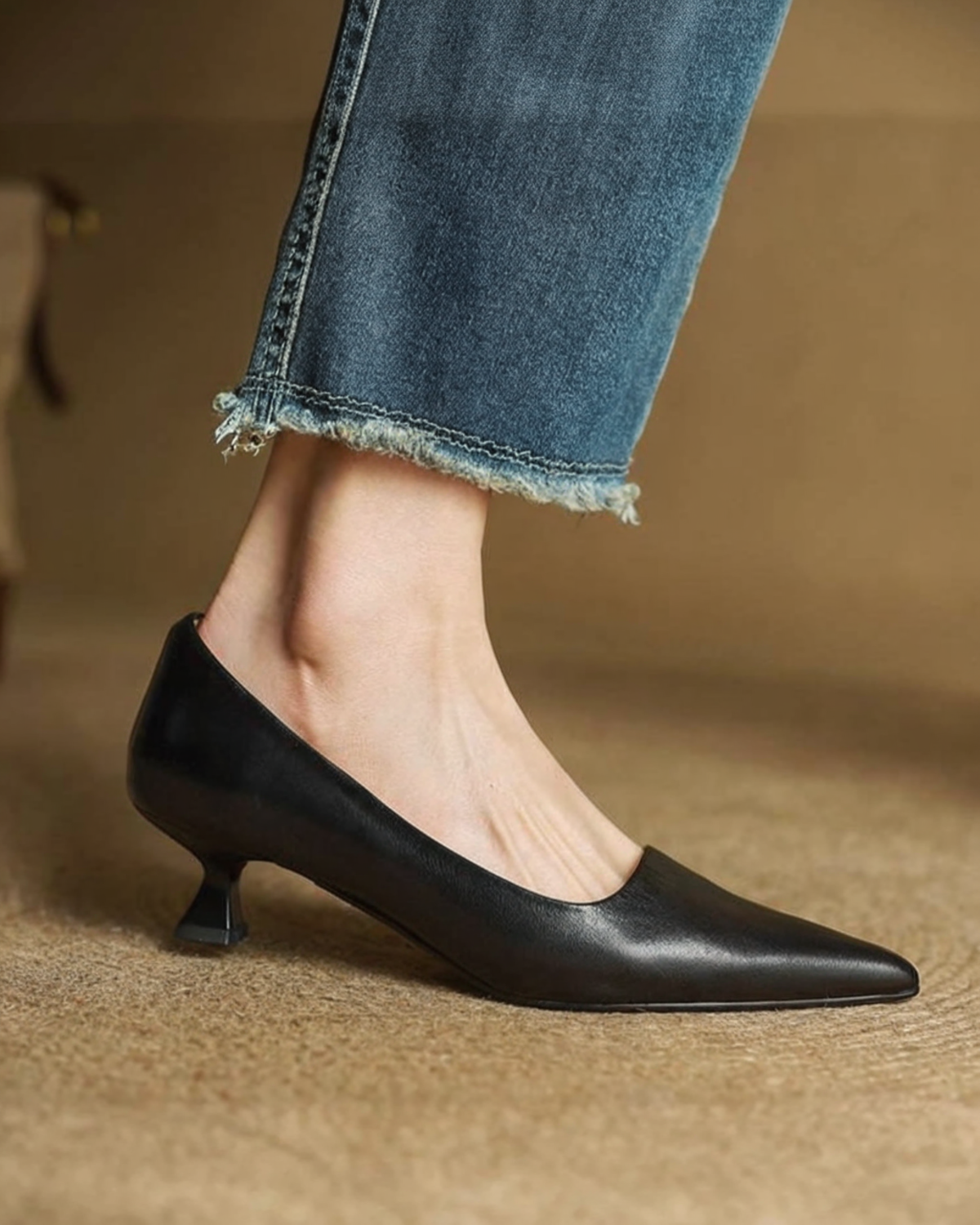 VALERIA™ | TACONES DE CUERO AUTÉNTICO