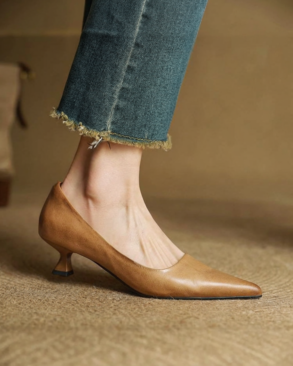 VALERIA™ | TACONES DE CUERO AUTÉNTICO