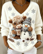 NIEVES™ | BLUSA EXCLUSIVA VACA ESCOCESA