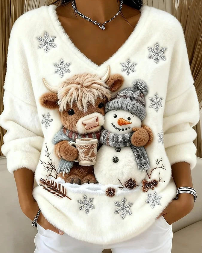 NIEVES™ | BLUSA EXCLUSIVA VACA ESCOCESA