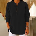 HENLEY™ | BLUSA DE PANA ABOTONADA