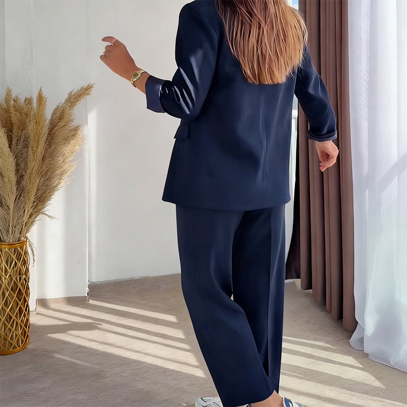 NEREA™ | CONJUNTO CLÁSICO: BLAZER Y PANTALÓN