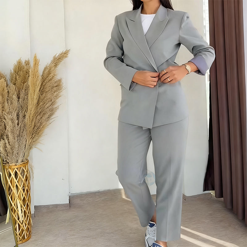 NEREA™ | CONJUNTO CLÁSICO: BLAZER Y PANTALÓN
